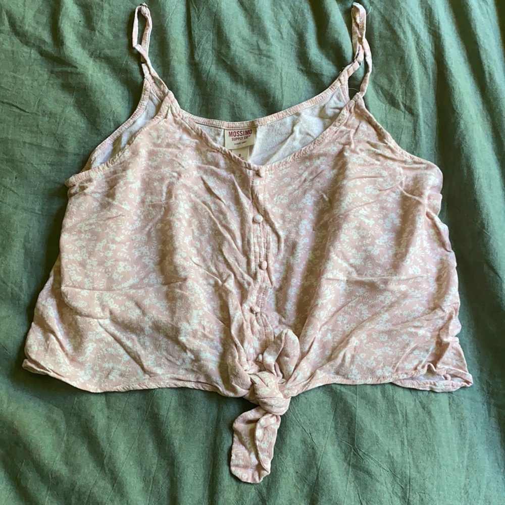 Pink Floral Tank